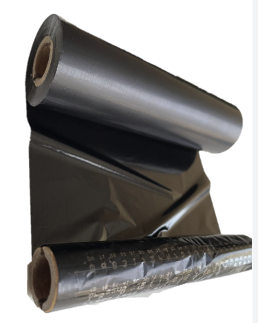 Ribbon de Cera 110x74 para Transferencia Térmica Ribbon de cera negro 110 mm x 74 m para impresora de etiquetas por transferencia térmica