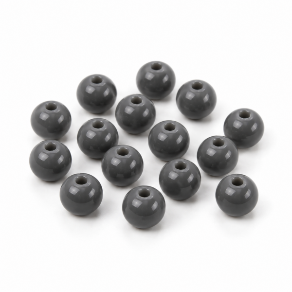 Cuentas crema – Gris oscuro – 3 mm – 50 g