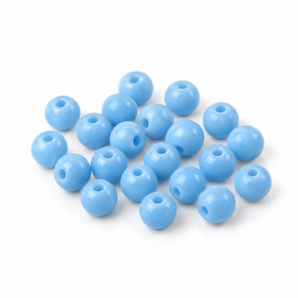 Cuentas crema – Celeste – 3 mm – 50 g