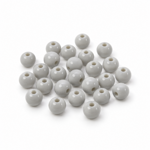 Cuentas crema – Gris claro – 3 mm – 50 g