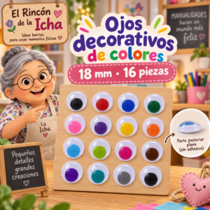 RI-0004697-1.png Ojos decorativos de colores 18 mm, 16 piezas