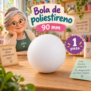 RI-0004731-1.png Bola de poliestireno 90 mm, 1 pieza