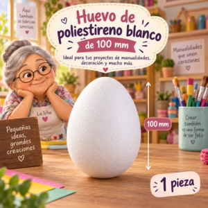 RI-0004741-1.png Huevo de poliestireno 100 mm, 1 pieza