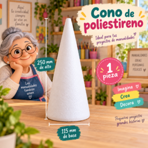 RI-0004751-1.png Cono de poliestireno 250 mm, 1 pieza