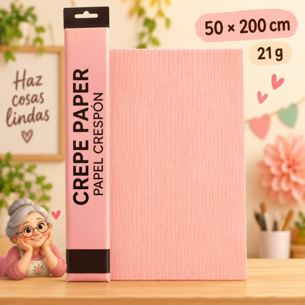RI-0004819-1.png Papel crespón 50 x 200 cm, 21 g, rosa carne