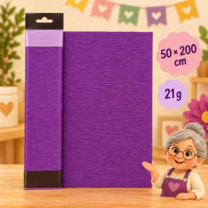 RI-0004823-1.png Papel crespón 50 x 200 cm, 21 g, violeta berenjena