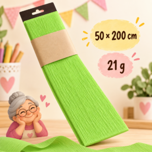 RI-0004826-1.png Papel crespón 50 x 200 cm, 21 g, verde manzana