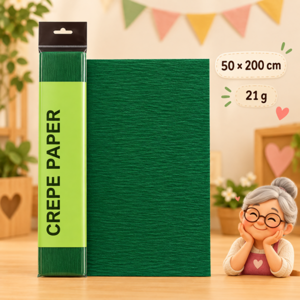 RI-0004828-1.png Papel crespón 50 x 200 cm, 21 g, verde oscuro