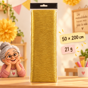 RI-0004835-1.png Papel crespón 50 x 200 cm, 21 g, dorado