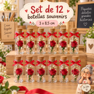 RI-0004883-1.png Set de 12 botellas souvenirs, modelo 3, 3 x 8,5 cm