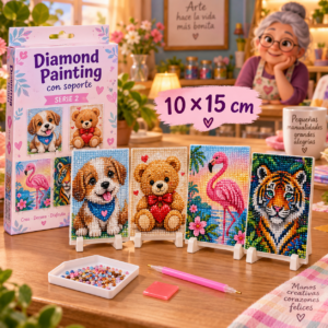 RI-0004986-1.png Diamond Painting con soporte, 10 × 15 cm, serie 2