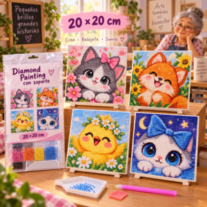 RI-0004989-1.png Diamond Painting con soporte, 20 × 20 cm, serie 1