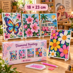 RI-0004994-1.png Diamond Painting con soporte, 18 × 23 cm, serie 2