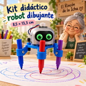 RI-0005152-1.png Kit didáctico robot dibujante, 8,5 × 13,3 cm