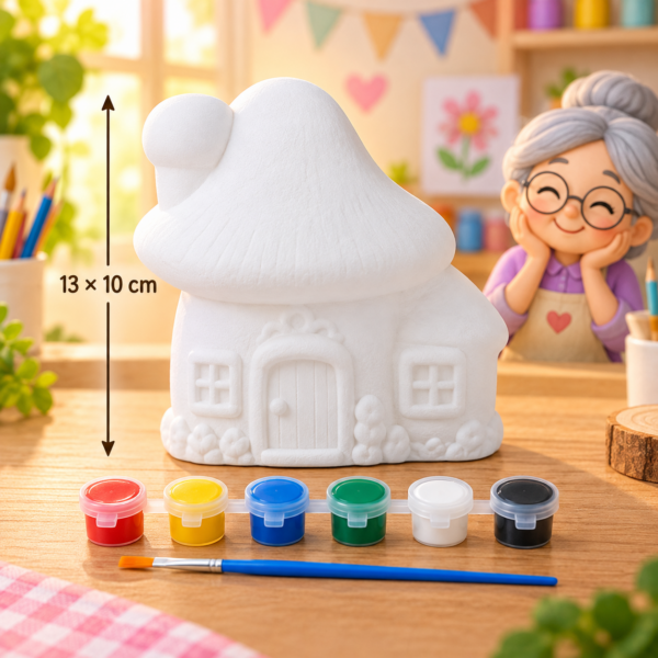 Set creativo para pintar casa D, 13 × 10 cm