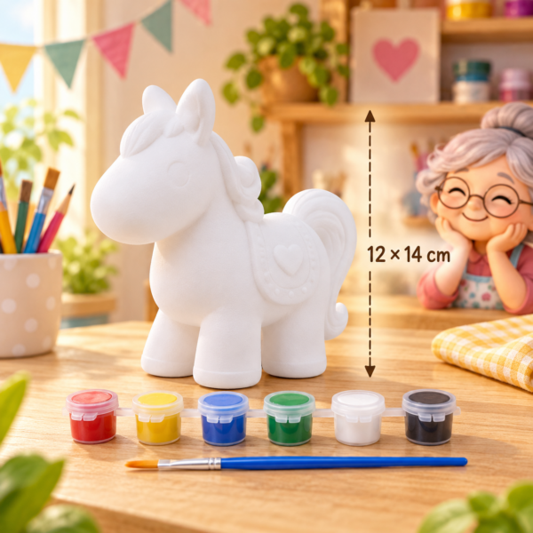 Set creativo para pintar figura caballo, 12 × 14 cm