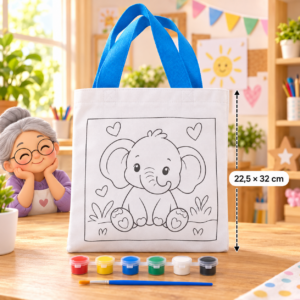 RI-0005175-1.png Bolsa educativa para pintar, diseño elefante, 22,5 × 32 cm