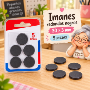 RI-0005182-1.png Imanes redondos 30 × 3 mm, 5 piezas
