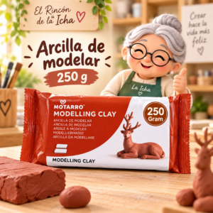 RI-0005187-1.png Arcilla de modelar color marrón rojizo, 250 g