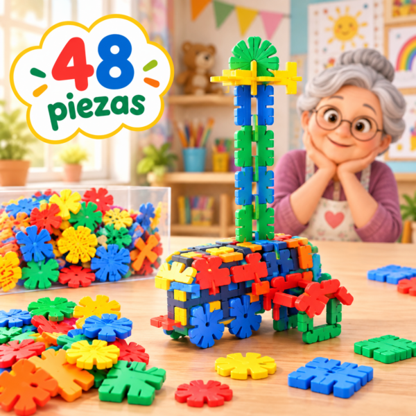 RI-0005215-1.png Juego didáctico de construcción 5061, 48 piezas
