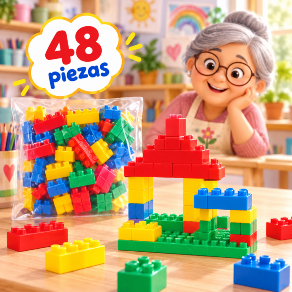 RI-0005216-1.png Juego didáctico de bloques Nuevo Siglo, 48 piezas