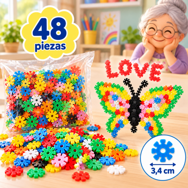 RI-0005218-1.png Juego didáctico de piezas encajables 5041, 48 piezas, 3,4 cm