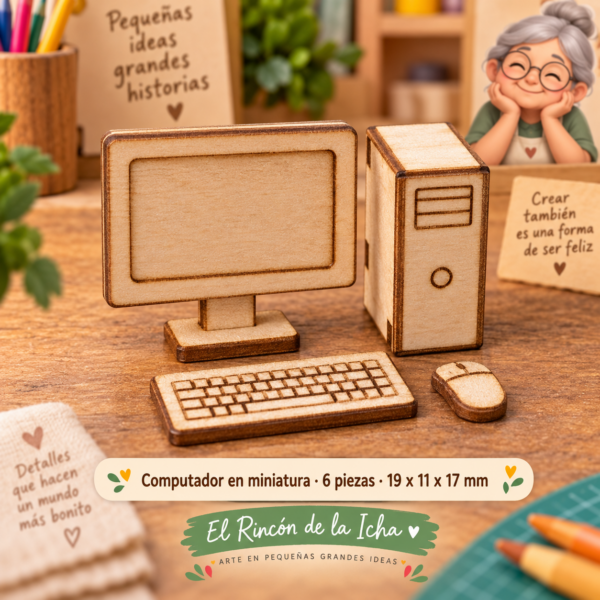 RI-0005233-1.png Mueble de maqueta computador, 6 piezas, 19 x 11 x 17 mm
