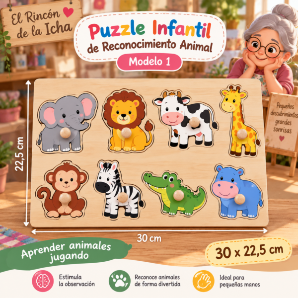 RI-0005250-1.png Juguete de puzzle de reconocimiento animal 1