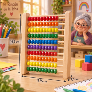 Juguete de puzzle ábaco infantil, 14,5 x 11,25 x 1,6 cm Juguete de puzzle ábaco infantil, 14,5 x 11,25 x 1,6 cm