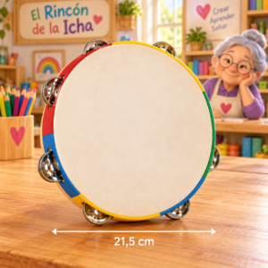 Instrumento musical pandero, 21,5 cm Instrumento musical pandero, 21,5 cm