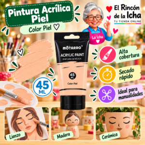 RI-0005953 Pintura Acrílica Motarro 45 ml Color Piel