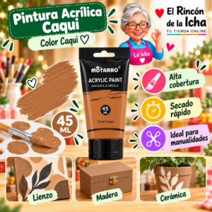 RI-0005954 Pintura Acrílica Motarro 45 ml Caqui