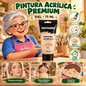 RI-0005974 Pintura Acrílica Motarro Premium 75 ml Piel