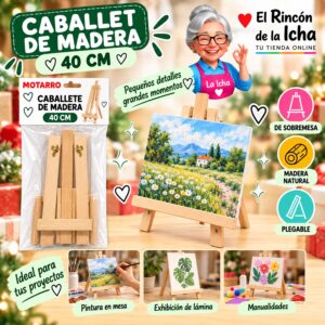 RI-0006038 Caballete de Madera Motarro 40 cm