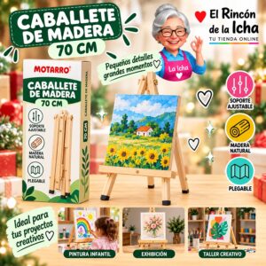 RI-0006039 Caballete de Madera Motarro 70 cm