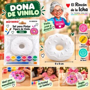 RI-0006126 Set para Pintar Figura de Vinilo Dona Motarro 9 x 9 cm