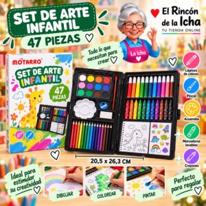 RI-0006149 Set de Arte Infantil 47 Piezas Motarro 20,5 x 26,3 cm