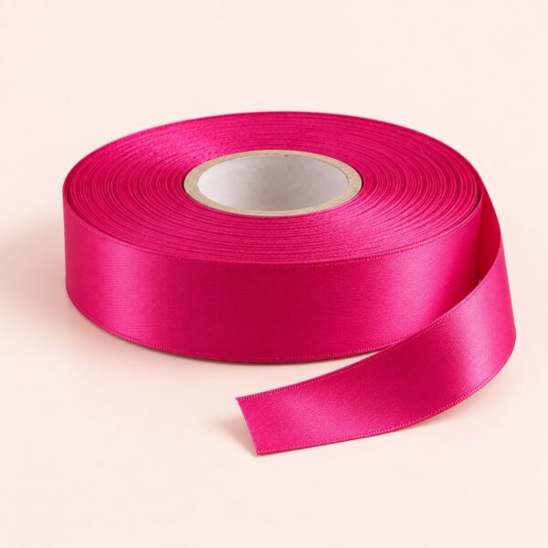 Cinta de Raso Fucsia 20 mm x 25 yd Cinta de raso fucsia de 20 mm x 25 yd estilo El Rincón de la Icha