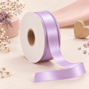 Cinta de Raso Lila Claro 10 mm x 25 yd Cinta de raso lila claro de 10 mm x 25 yd estilo El Rincón de la Icha