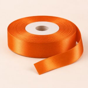 Cinta de Raso Naranjo 20 mm x 25 yd Cinta de raso naranjo de 20 mm x 25 yd estilo El Rincón de la Icha