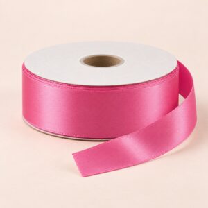 Cinta de Raso Rosada 25 mm x 25 yd Cinta de raso rosada de 25 mm x 25 yd estilo El Rincón de la Icha