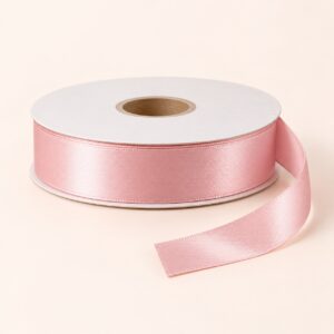 Cinta de Raso Rosado Claro 20 mm x 25 yd Cinta de raso rosado claro de 20 mm x 25 yd estilo El Rincón de la Icha