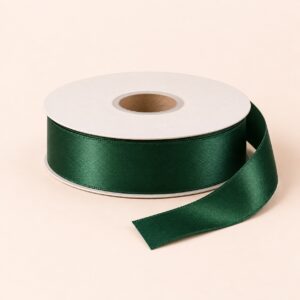 Cinta de Raso Verde Oscuro 20 mm x 25 yd Cinta de raso verde oscuro de 20 mm x 25 yd estilo El Rincón de la Icha