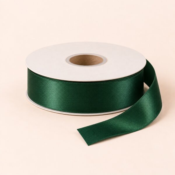 Cinta de Raso Verde Oscuro 20 mm x 25 yd Cinta de raso verde oscuro de 20 mm x 25 yd estilo El Rincón de la Icha
