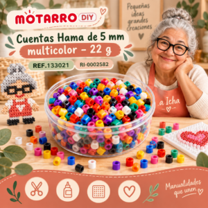 ri-0002582-ref-133021 Cuentas Hama de 5 mm multicolor – 22 g