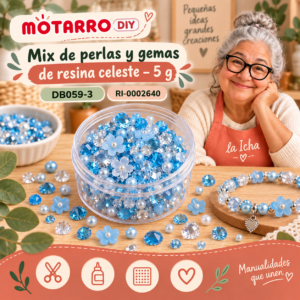 ri-0002640-db059-3 Mix de perlas y gemas de resina celeste – 5 g