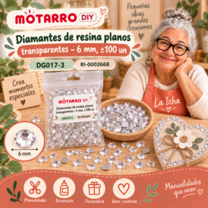 ri-0002668-dg017-3 Diamantes de resina planos transparentes – 6 mm, ±100 un