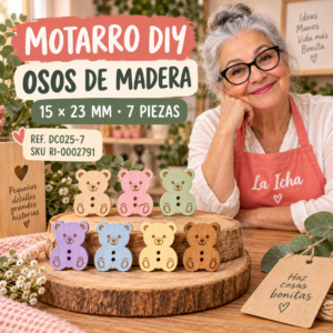 ri-0002791-dc025-7 Set de ositos de madera – 15 × 23 mm – 7 piezas