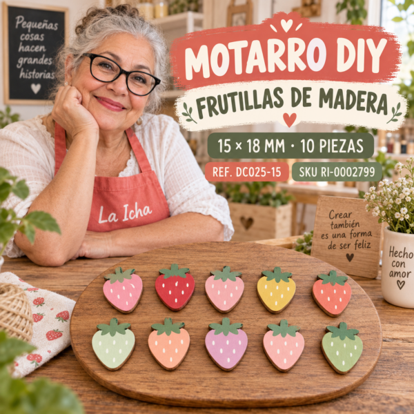 ri-0002799-dc025-15 Set de frutillas de madera – 15 × 18 mm – 10 piezas