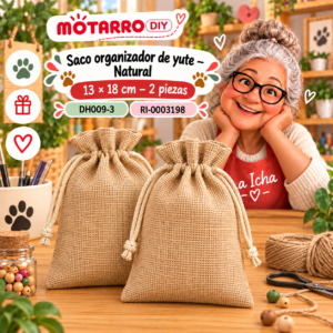 ri-0003198-dh009-3 Saco organizador de yute – Natural – 13 × 18 cm – 2 piezas